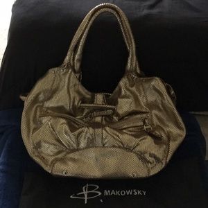 Large Gold Metallic Tote